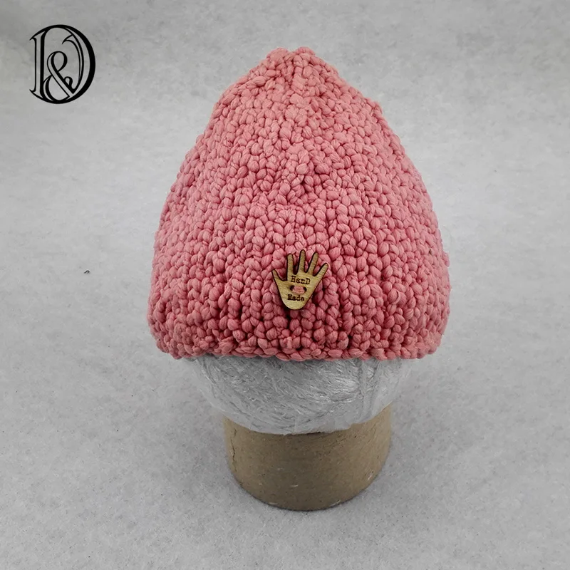 Реквизит для фотосъемки 2 шт./лот ручная вязка новорожденных шапочка маленьких