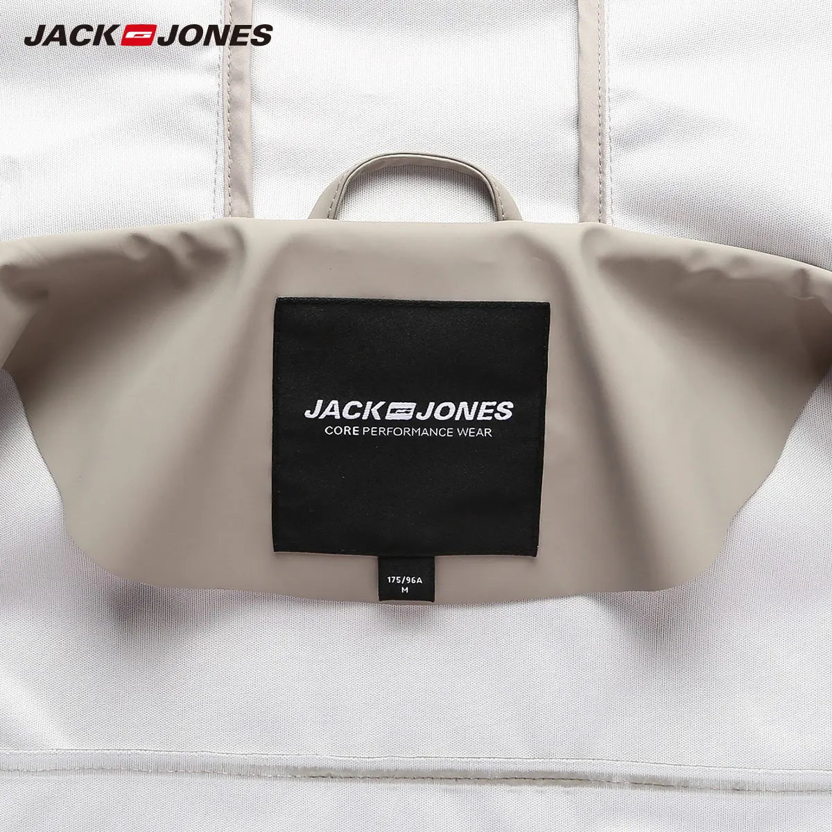 JackJones Мужская водонепроницаемая куртка с капюшоном повседневное короткое пальто