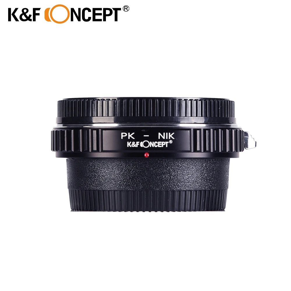 K & F CONCEPT кольцо адаптер из оптического стекла для объектива Pentax PK подходит Nikon AI AF