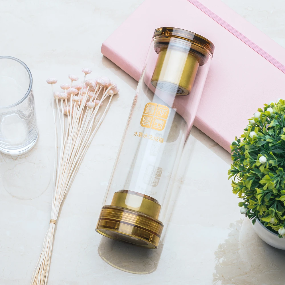 

Healthy Anti-Aging Gift MRETOH7.8Hz And Hydrogen Water Generatr Two-In-One SPE/PEM Electrolysis Ionizer Alkaline H2 Glass Cup
