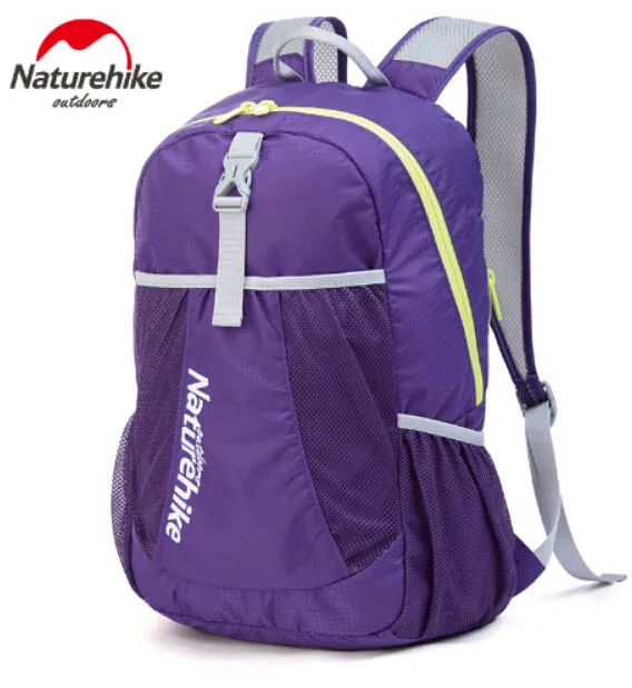 NatureHike 22L сверхлегкий спортивный рюкзак, рюкзак для путешествий, рюкзаки для отдыха на открытом воздухе, школьные рюкзаки, сумки, NH15A119-B - Цвет: Пурпурный цвет