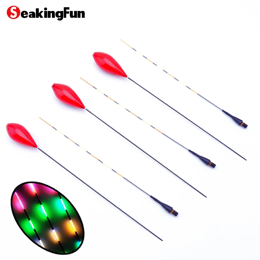 Seakingfun 3 шт./лот led Электрический Поплавки большой плавучести ночник Бесплатная шт.