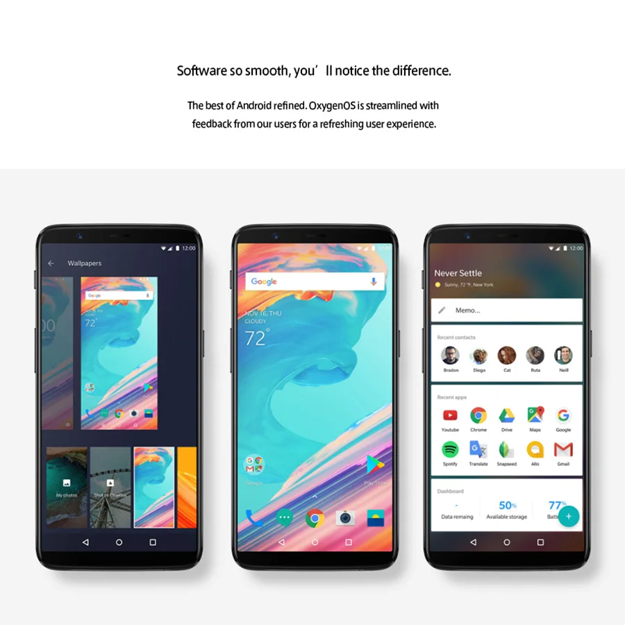 OnePlus 5T смартфон с восьмиядерным процессором 6 01 &quot Snapdragon 83 ОЗУ 8 Гб ПЗУ 128 ГБ Android 7