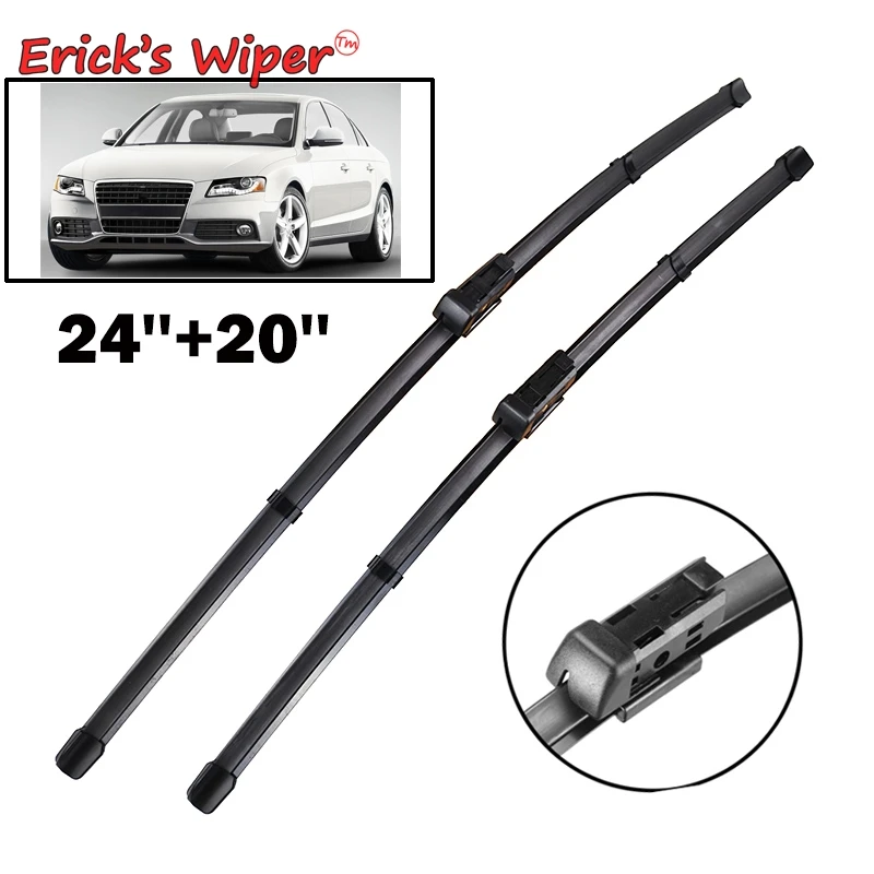 

Erick's Wiper LHD Front Wiper Blades For Audi A4 B8 B9 Allroad 2008- 2016 2017 2018 Windshield Windscreen Front Window 24"+20"