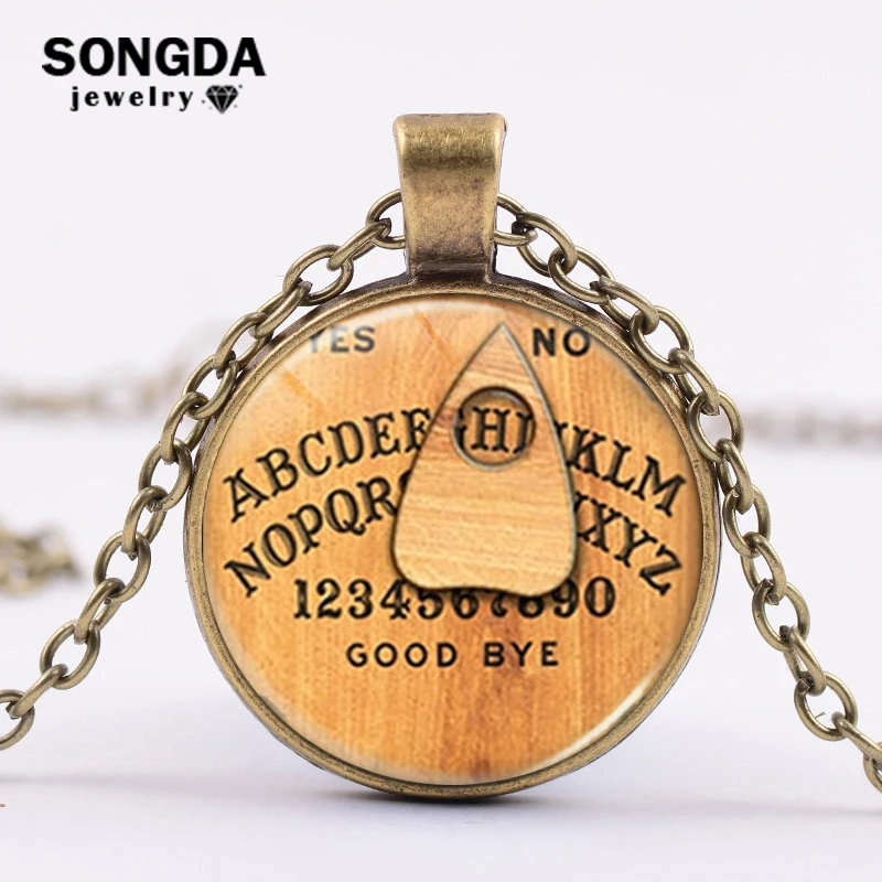 Винтажное ожерелье SONGDA Ouija массивное ручной работы с художественными узорами