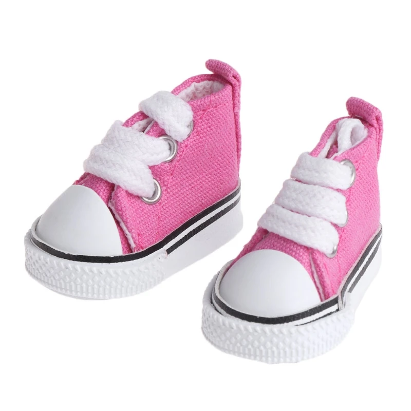 5 см кукла обувь аксессуары холст модные летние игрушки мини кроссовки джинсовые сапоги Oct20-A