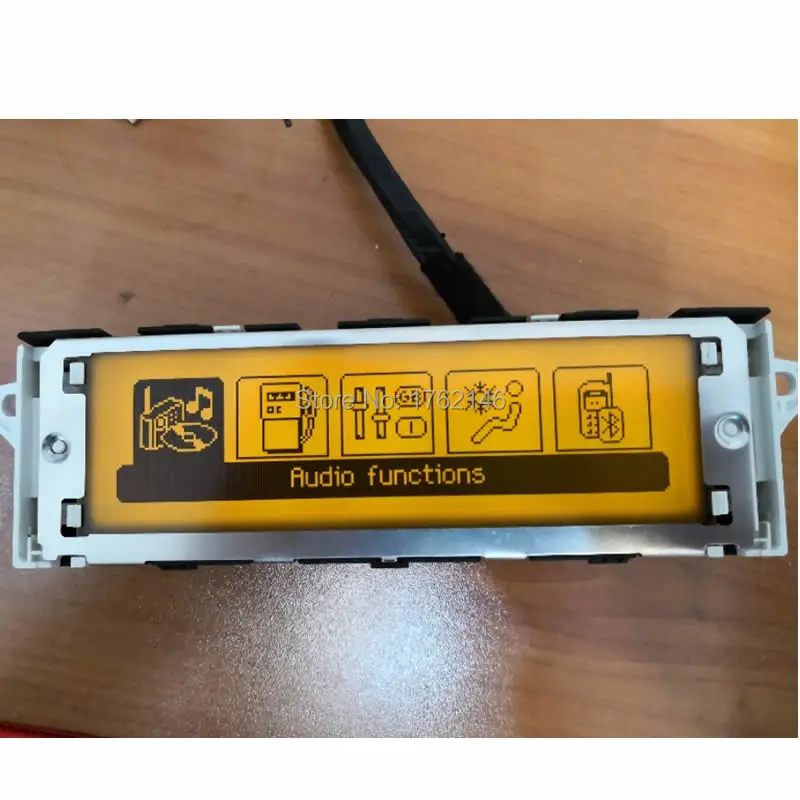 Оригинальный Автомобильный Желтый экран с поддержкой USB и Bluetooth Двухзонный