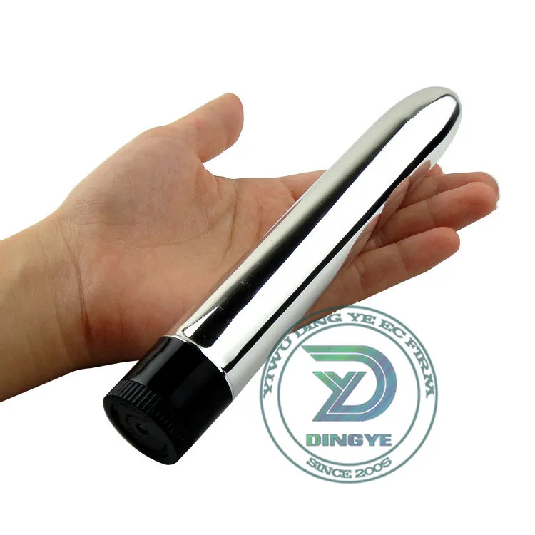 Серебристые Вибраторы 7 дюймовый многоскоростной Водонепроницаемый Вибратор в