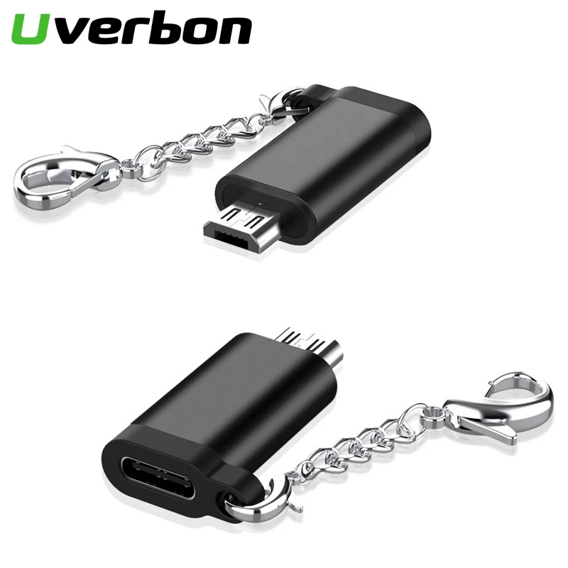 Переходник с Micro USB папа на мама Type C|Кабели передачи данных| |