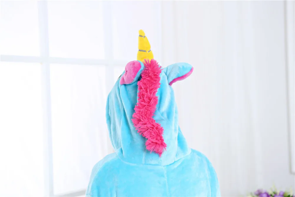 Оптовая Единорог Стежка Панда Мужская Фланели С Капюшоном Пижамы Косплей Костюм