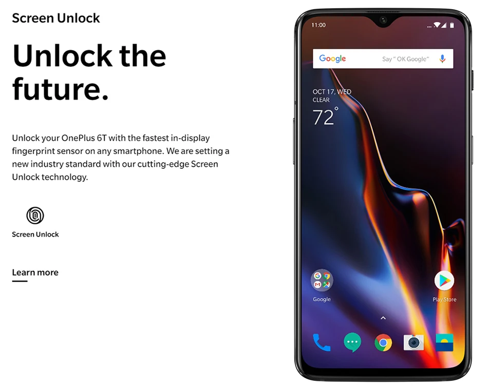 Глобальный rom Oneplus 6 T 6 T 8 GB 128 GB Snapdragon 845 In дисплей отпечатков пальцев ID 6,4" 19,5: 9 полный экран 20MP OxygenOS смартфон