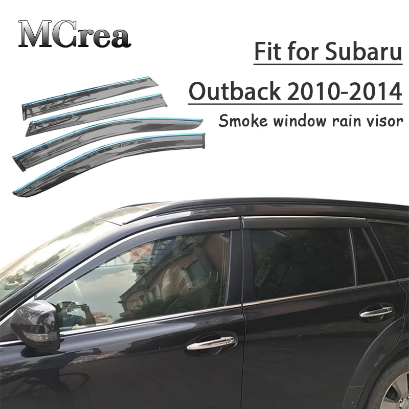 4 шт. дефлекторы от солнца и дождя для Subaru Outback 2010 2011 2012 2013 2014 | Автомобили мотоциклы