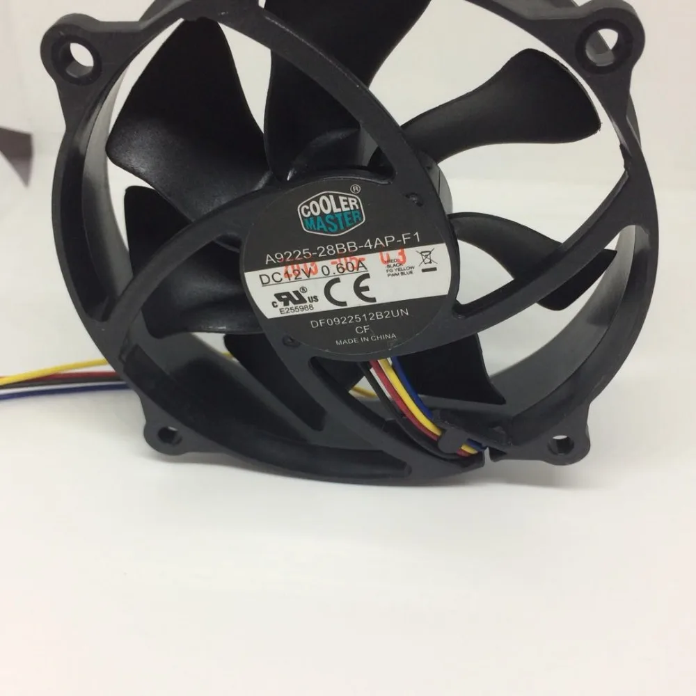 Бесплатная доставка для Cooler Master A9225 28BB 4AP C1DC 12 В 0 60 а 4 проводной контактный разъем