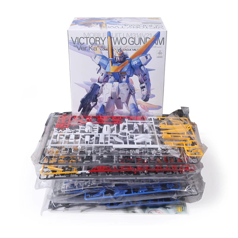 Японская Подлинная Bandai MG 1/100 Трансформер Victory Gundam V2 популярные детские игрушки