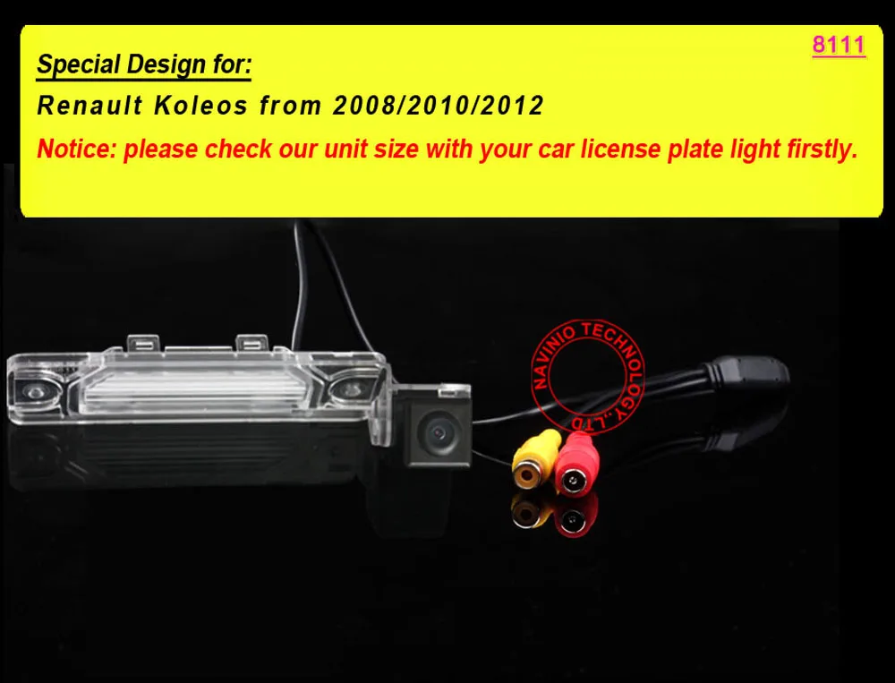 Для SONY CCD RENAULT KOLEOS автомобильный резервный датчик безопасности для парковки