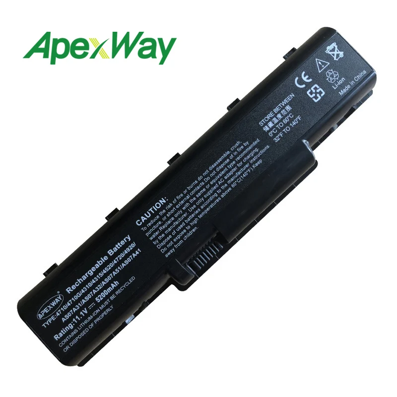 Аккумулятор 11 1 В для Acer 4710 AS07A31 5338 5517 5536G 5541G 5732Z 5732ZG 5734Z 5735Z 5738DG 5740DG 7715Z Emachine D525 D725|battery