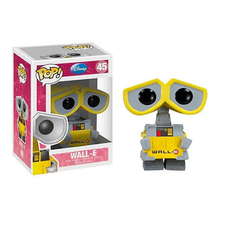 FUNKO POP disney фильм Pixar Аниме Фигурки игрушки EVE& WALL-E Виниловая фигурка Коллекция Модель игрушки для детей подарок на день рождения