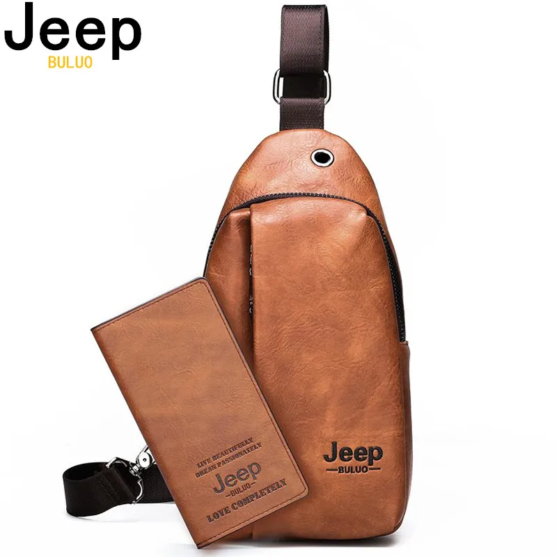 Бренд JEEP BULUO высокое качество мужская сумка на ремне рюкзак повседневный