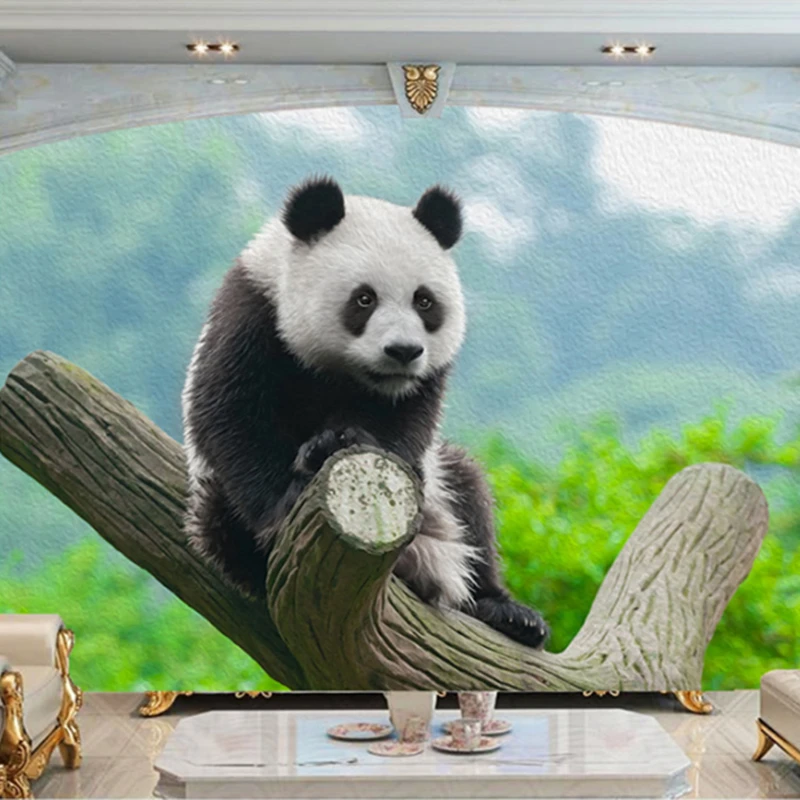 

Custom Photo Wallpapers 3D Panda Modern Wallpaper For Walls 3D Murals Wall Papers Home Decor Nature Landscape for Living Room