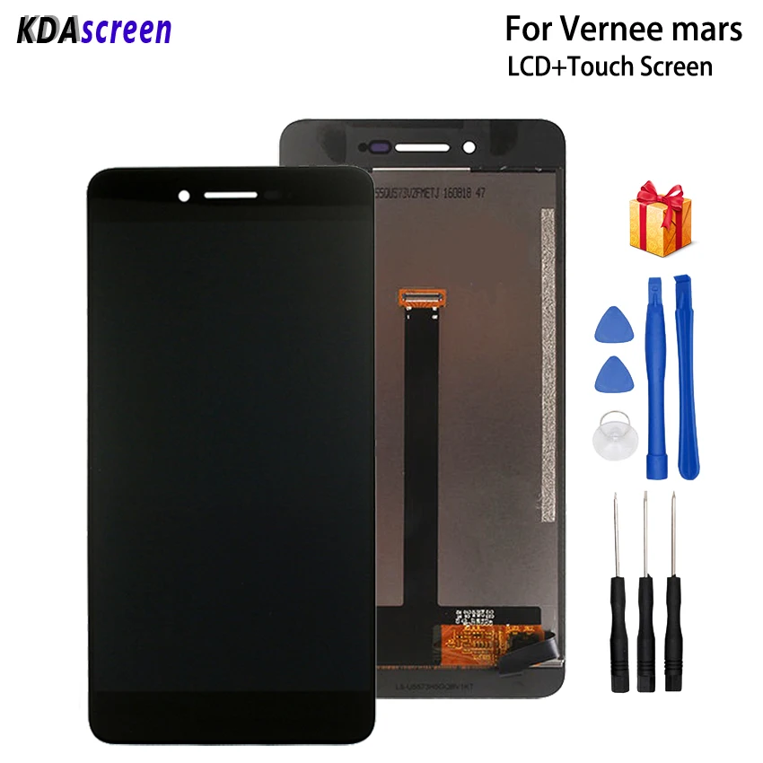 Оригинальный Для Vernee Mars ЖК-дисплей с цифрователем сенсорного Вода экран дисплея