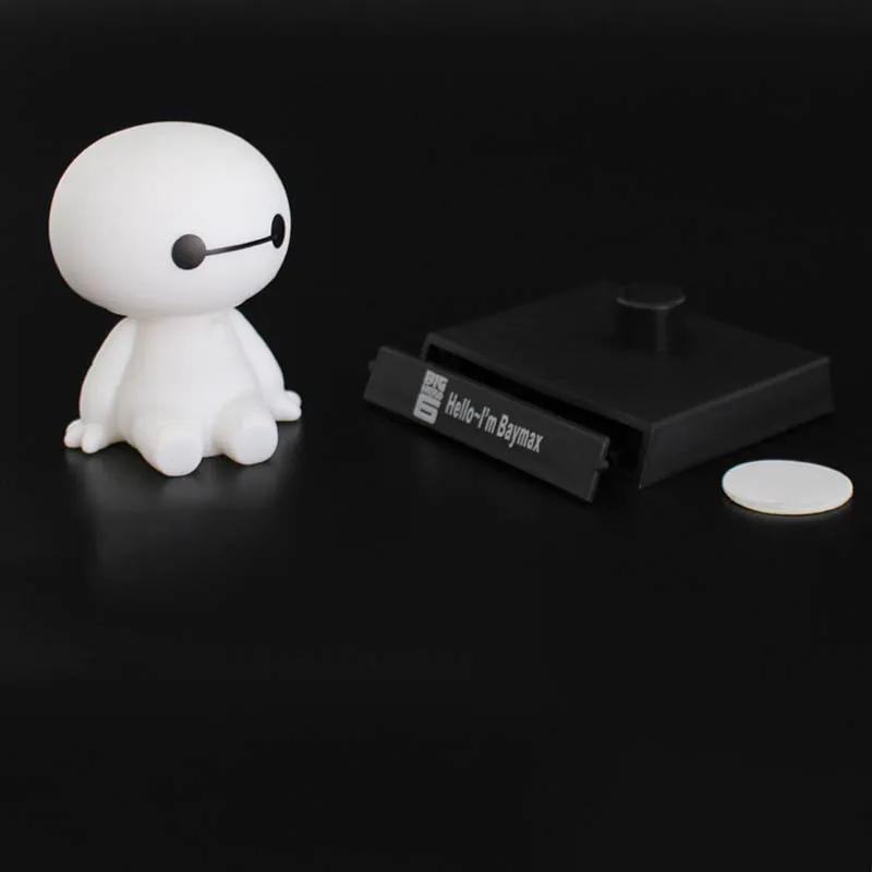 Baymax Автомобильные украшения ABS Материал креативный Авто мультфильм качающаяся