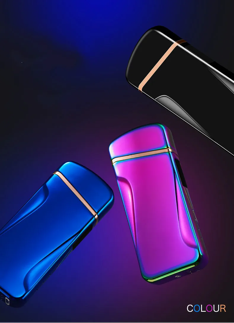 USB зарядка marquee power display прикуриватель Новинка металлическая двойная дуга
