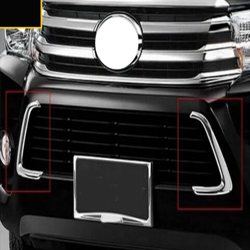 

Аксессуары для Toyota hilux 2017, хромированная декоративная накладка на решетку радиатора для toyota hilux revo 2015, 2016 + декоративные детали hilux revo