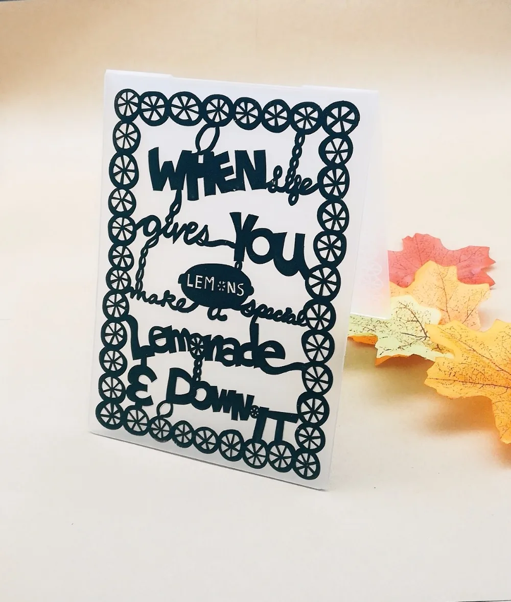 Пластик тиснением папку для подарка Скрапбукинг нерегулярные кирпичи Тип