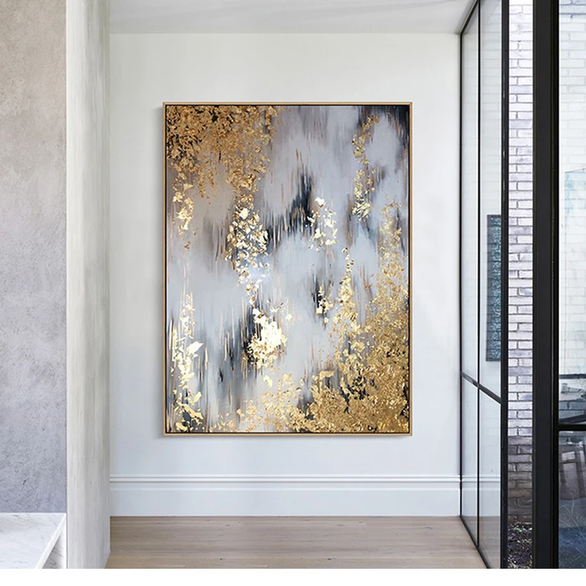 

Hot Selling Artist Hand-painted High Quality Abstract chinese landscape Oil Painting Handmade on Canvas for living room unframed