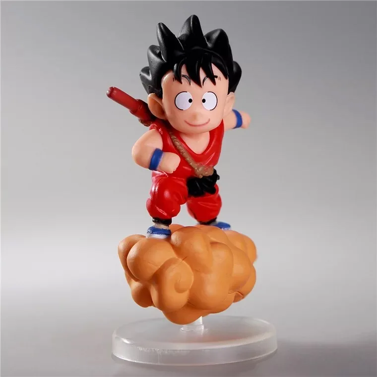 Red With Mount Dragon Ball японского Аниме Сон Гоку криллин кукла для украшения автомобиля экшн Аниме фигурки коллекции Подарки Игрушка Тао Пай с креплением - Цвет: Red With Mount