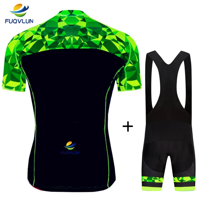 FUQVLUN 2019 Cycling Jersey Summer Short Sleeve Bike Set Clothing Ropa Maillot Ciclismo Racing Bicycle Clothes -56FR2 | Спорт и