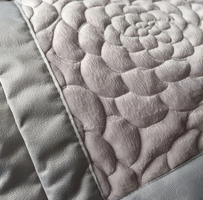 1PCS light grey Чехлы для дивана, полотенец, диванов, Набор чехлов для диванов, Бархатные чехлы для диванов серого/бежевого/кофейного цвета, ткань для диванов в полоску, l-образное использование - Цвет: 1PCS light grey