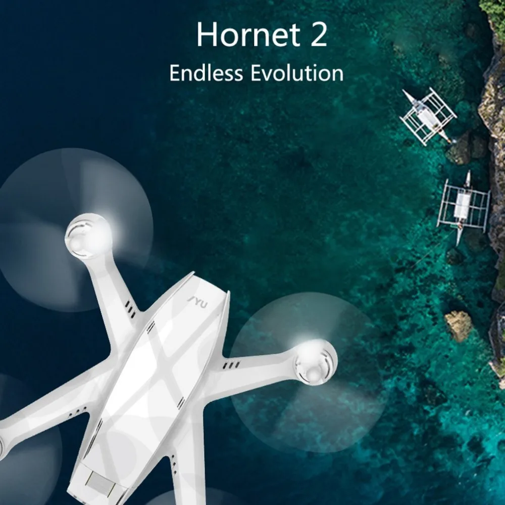 JYU Hornet 2 RC гоночный Квадрокоптер обтекаемый 5,8G 4K стандартная версия с 3600mAh интеллектуальным летным аккумулятором для начинающих
