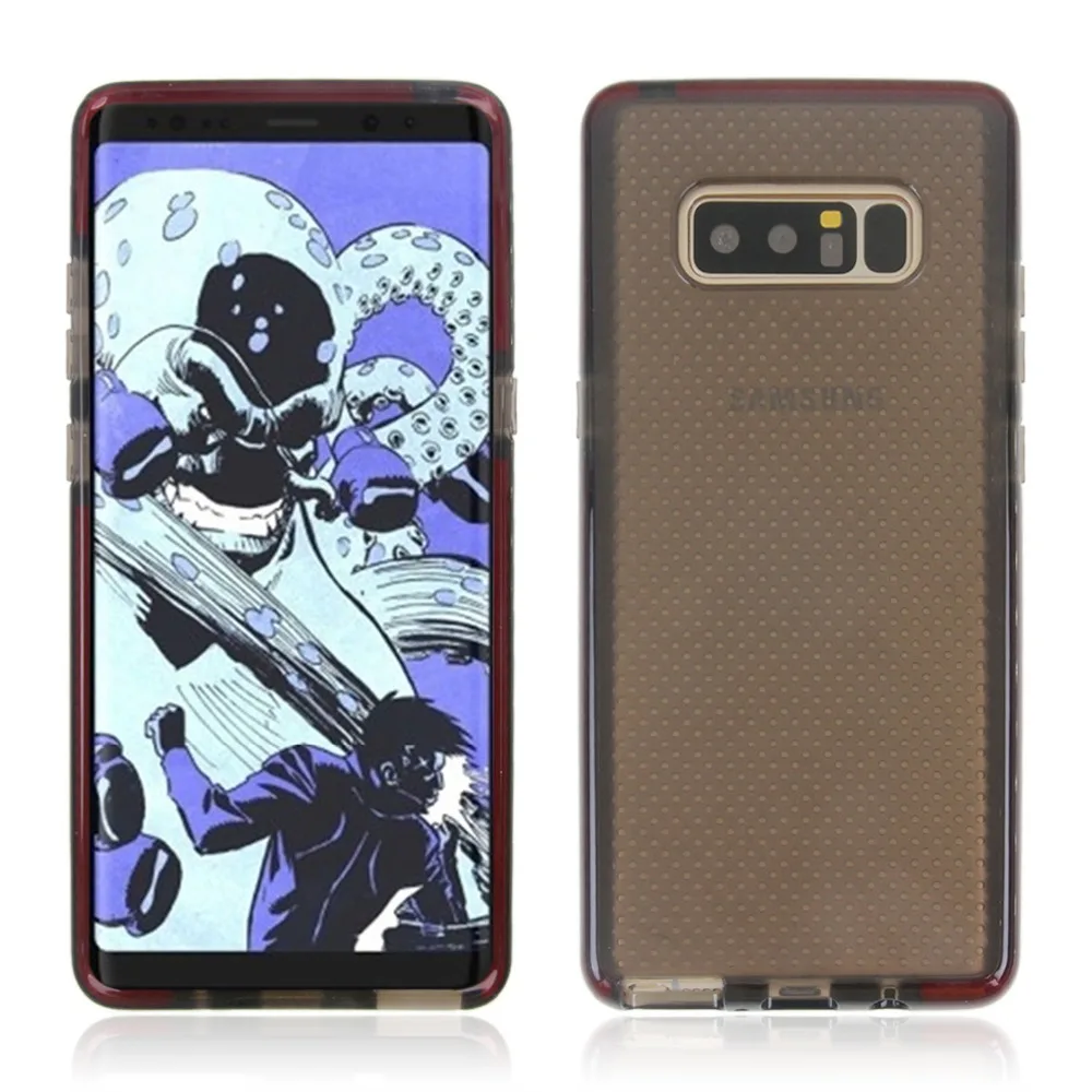 

Clear Stock!!! Tech21ing Evo Mesh High Quality Soft Cell Phone Covers Cases for Samsung Galaxy Note 8 9 S8 S9 Plus