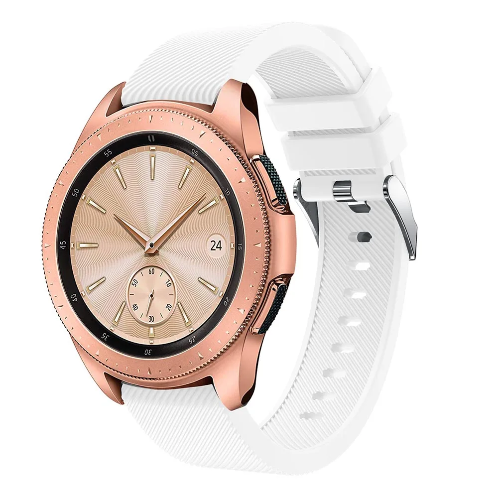 Новинка, мягкий силиконовый ремешок для часов, сменный ремешок для samsung Galaxy Watch, 42 мм, SM-R810, ремешок на запястье, умные часы, браслет, браслет