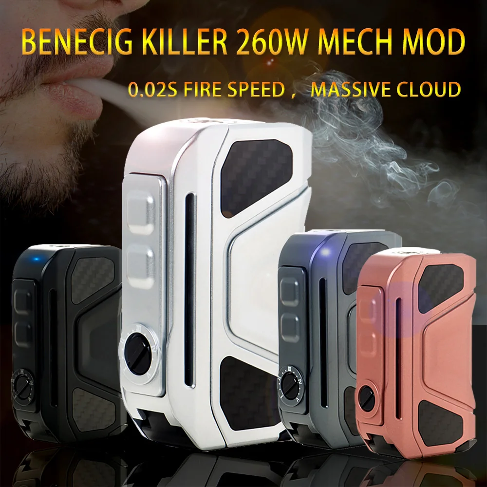 Оригинал Benecig Killer 260 Вт механический вейп электронная сигарета коробка мод