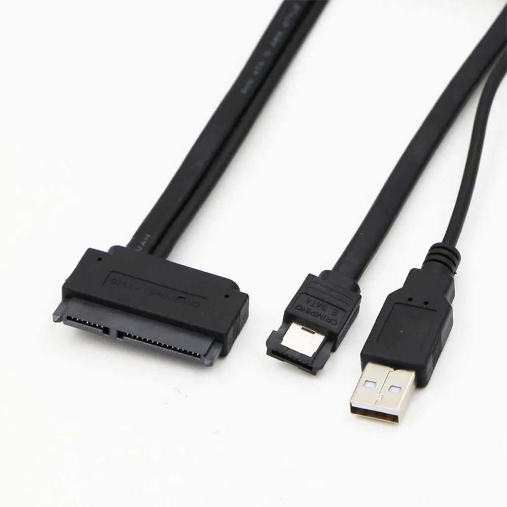 1 шт. жесткий диск SATA 22Pin к eSATA кабель с питанием от USB адаптер Прямая доставка l1106 #2|
