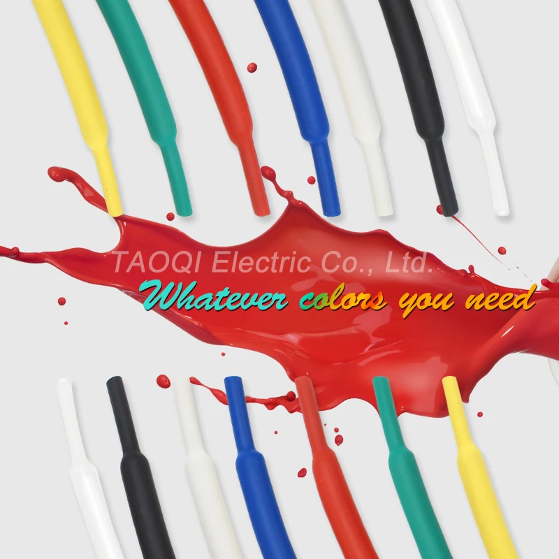 1 м/лот 4 8 мм термоусадочные трубки с клеевым покрытием 3:1 усадка двойная стена