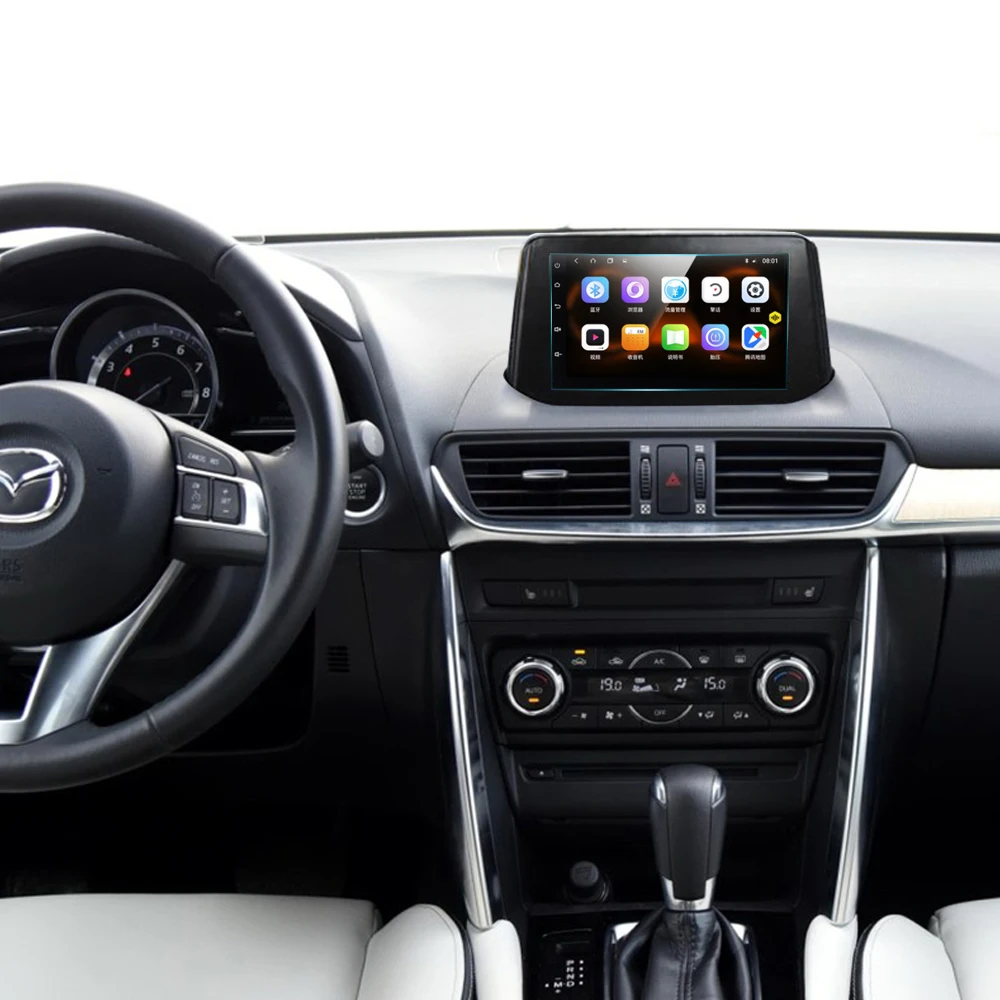 Для Mazda 3 Axela 2017 2018 GPS навигация экран стальной материал Защитная пленка для
