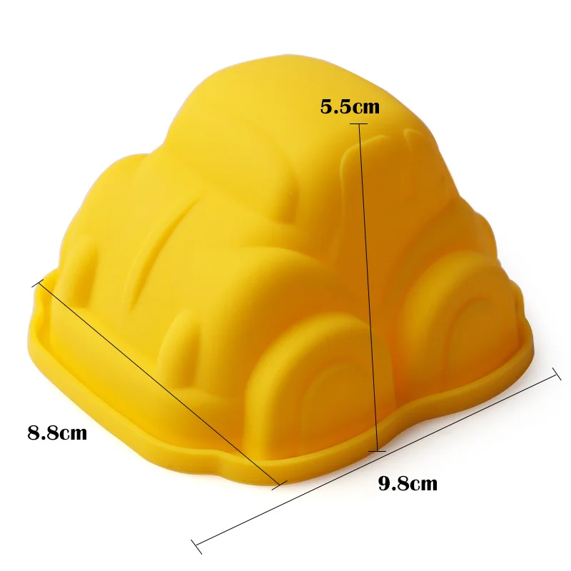 1 шт. 3D Автомобильная форма для торта шоколада мыла сахара резак инструменты