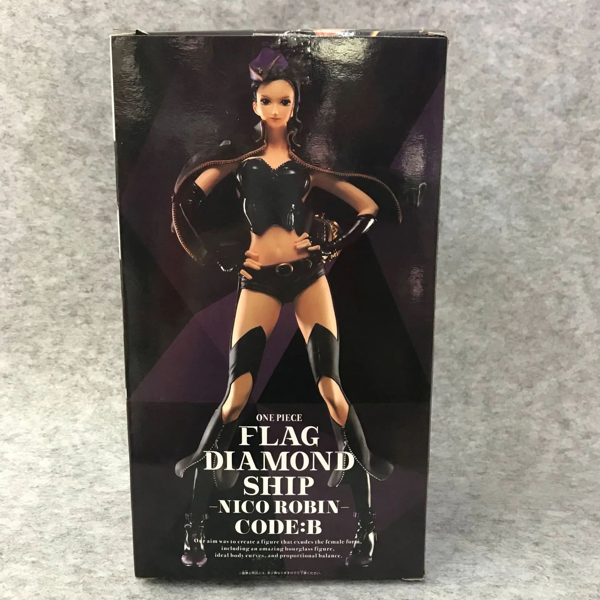 Цельный флаг алмазный корабль код B Нико Робин черный костюм ПВХ фигурка модель