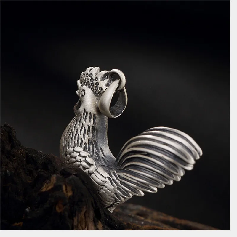 Подвеска петух без ожерелий унисекс ювелирное украшение ручной работы с 3D