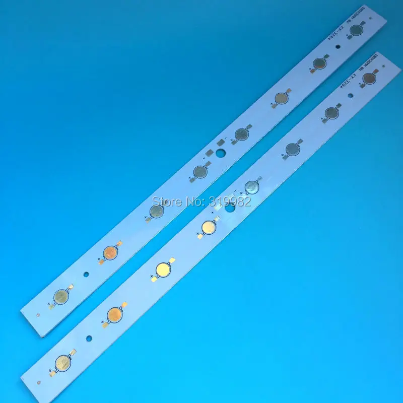 50 шт. алюминиевые радиаторы для светодиодной панели 8 Вт 280 х20 мм|lighting touch panel|light