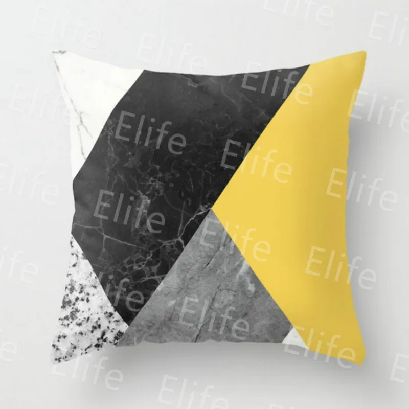 Elife Ретро желтая лиса льняной Хлопок Чехол для подушки с буквами спальня домашний декоративный диван автомобиля пледы подушки Чехол 45*45 см