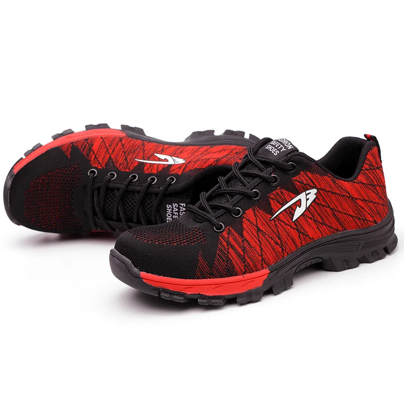 Женские модные защитные ботинки со стальным носком большие размеры | Обувь