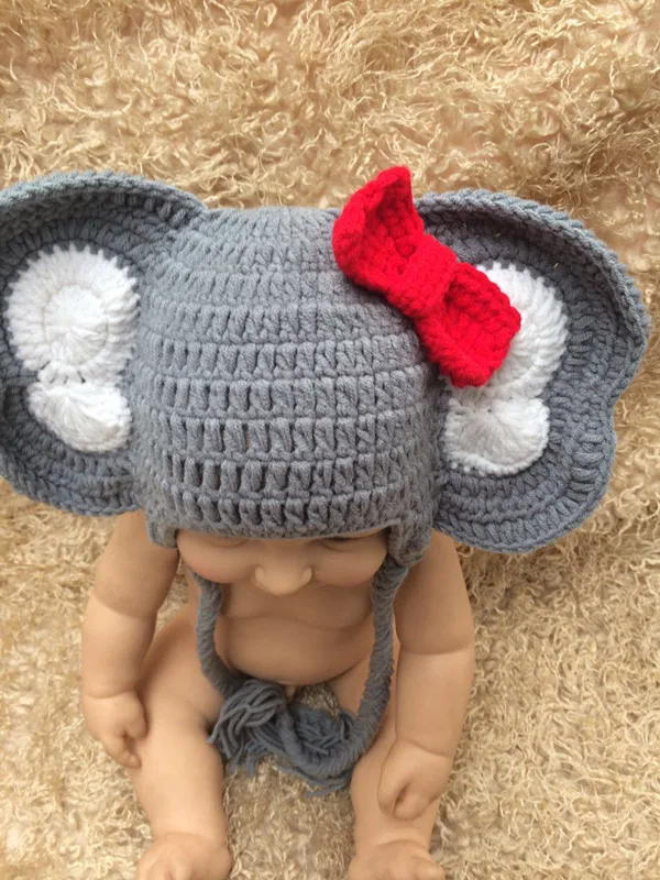 Шапка из шерсти мериноса для детей от 0 до 6 месяцев осень-зима стандартная теплая