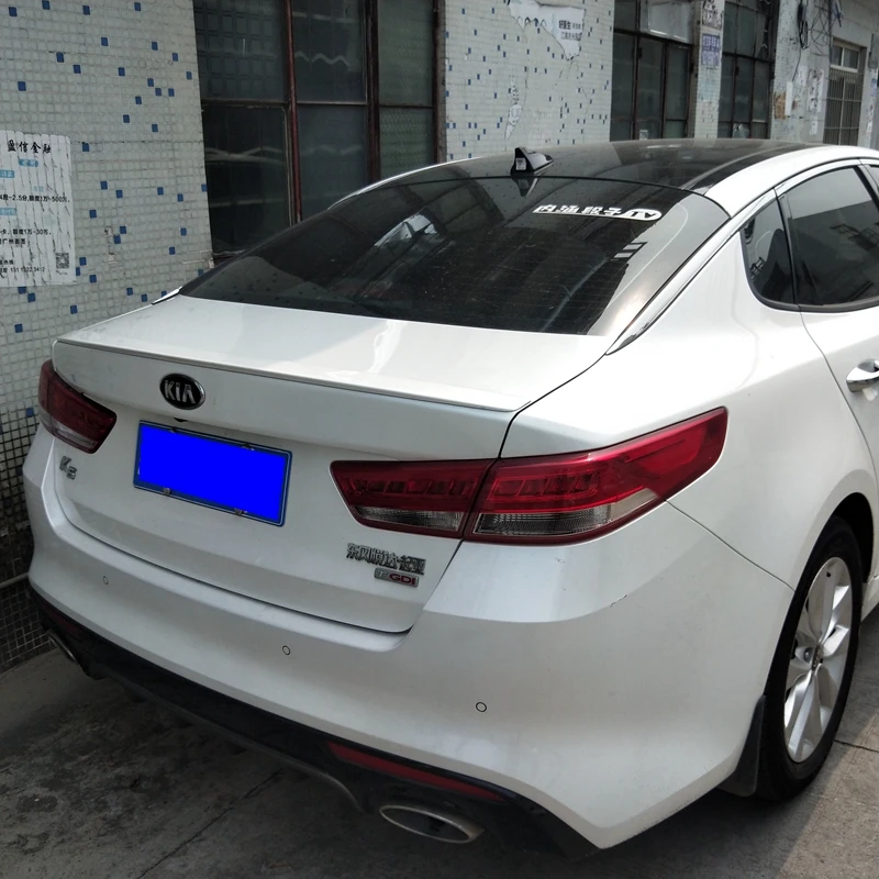 K5 2016 2017 2018 новый дизайн высокое качество абс материал для KIA Optima спойлер Грунтовка