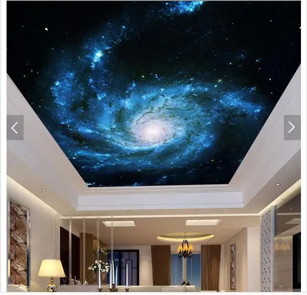 Пользовательские 3d фото обои потолочные фрески небесно голубой сон Френки на