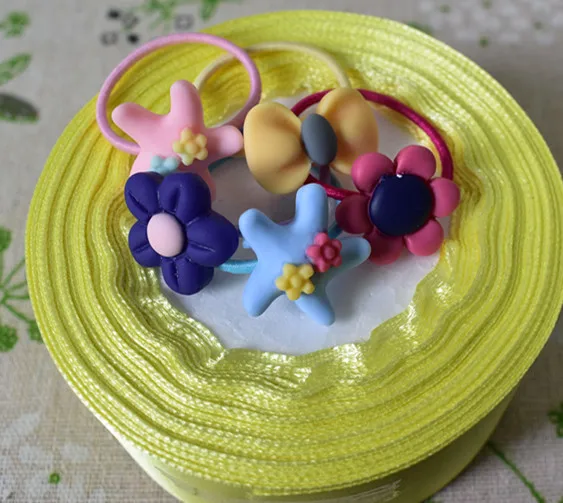 2018 Модные Детские эластичные резинки для волос из мягкой ткани с героями