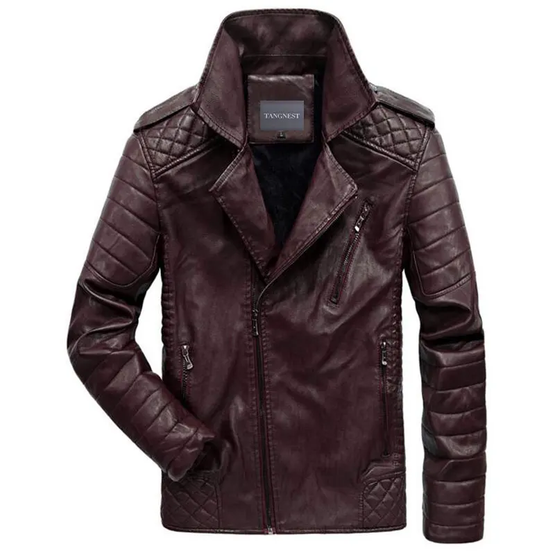 TANGNEST 6XL искусственная кожа куртки 2019 новый бренд мото крутые мужские пальто плюс